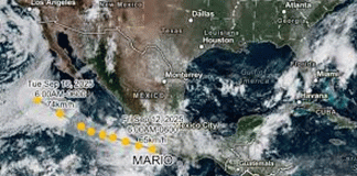 #PRECAUCIÓN|| ‘Mario’ vuelve a ser tormenta tropical y generará lluvias intensas en Baja California Sur