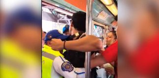#VIDEO|| Intentan detener a estudiantes por cantar en el metro