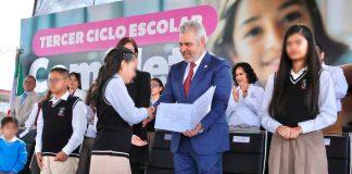 Más de un millón de sueños en marcha; Michoacán va por cuarto ciclo escolar completo: Bedolla