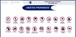 ¡Atención! Estos son los objetos que no podrás ingresar a las fiestas patrias en Morelia: SSP