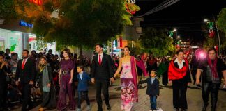 Manuel Gálvez encabeza con orgullo desfile y Guardia de Honor en Sahuayo