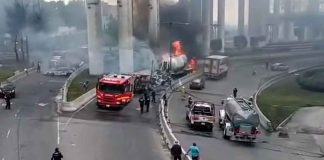 #VIDEOS | Tras explosión de pipa en Iztapalapa, CDMX, reportan 57 heridos, 19 de gravedad