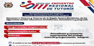 Tutoras y tutores de la Región Centro Occidente de la ANUIES se reunirán en la UMSNH