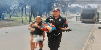 #VIDEO || Abuela salva a su nieta en explosión de pipa de gas lp en iztapalapa