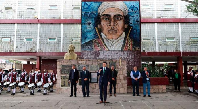 Encabeza Alfonso Martínez arranque de ciclo escolar en la Escuela Secundaria Federal no. 1