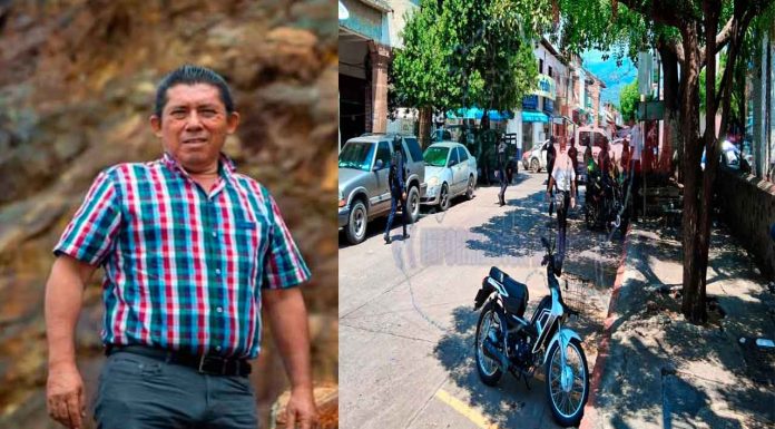 Bal3an a funcionario en oficina en Apatzingán.