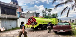 Se registra conato de incendio en negocio de churros y frituras, en Morelia