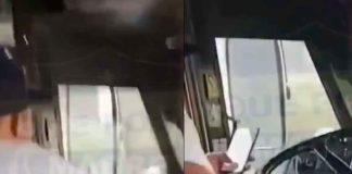 #MORELIA #VIDEO | Captan a chofer de camión viendo Facebook durante todo el trayecto