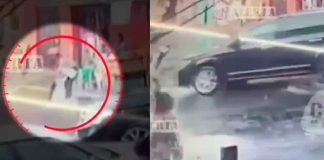 #VIDEO #México: Automovilista “le da el paso” a pareja de jóvenes para atropellarlos y darse a la fuga