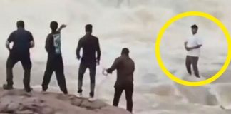 #VIDEO | Youtuber muere tras ser arrastrado por la corriente mientras grababa un peligroso video en una cascada