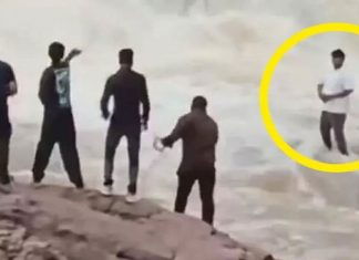 #VIDEO | Youtuber muere tras ser arrastrado por la corriente mientras grababa un peligroso video en una cascada
