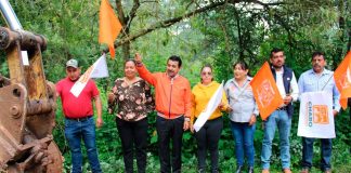 Gobierno Municipal de Charo da banderazo de arranque para la pavimentación con concreto hidráulico en la localidad de Las Trojes