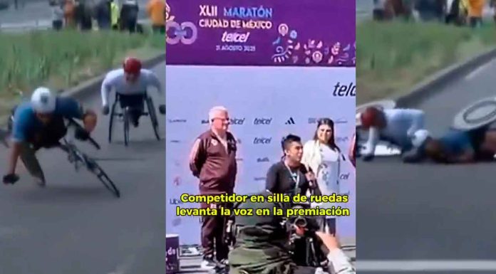 #VIRAL #VIDEOS|| Dos Atletas en silla de ruedas sufren accidente; Atleta denuncia baches y discriminación en el Maratón CDMX 2025
