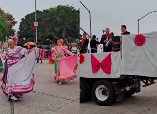 Mexicanos en Estados Unidos desfilan sin miedo por fiestas patrias, ante amenaza de redadas