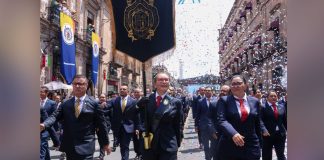La fuerza de las y los nicolaitas se hizo presente en el desfile cívico