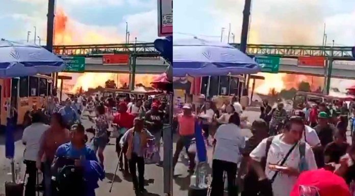 #VIDEO | Explota pipa en el puente de La Concordia, CDMX; reportan varios heridos