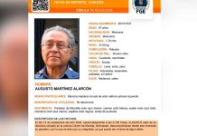 Familiares continúan búsqueda de adulto mayor desaparecido este viernes pasado