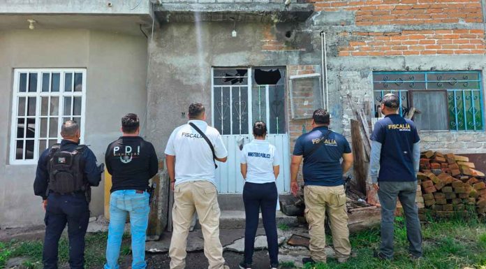 En un cateo, Fiscalía General asegura objetos rob4d0s en un inmueble de la localidad de San Miguel, en el municipio de Tarímbaro