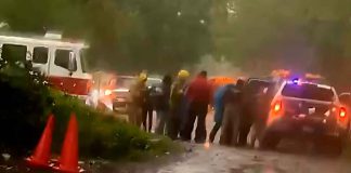 #VIDEO | Preliminar, al menos 5 campesinos heridos al caerles un rayo en Tangancícuaro