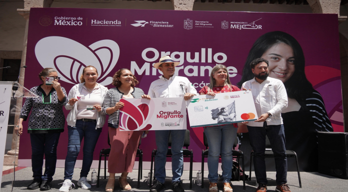 Apoyo directo a familias migrantes, entrega de tarjetas Finabien en Michoacán: Semigrante