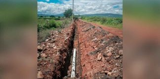 Gobierno de Jiquilpan continúa con la construcción de la red de conducción de agua potable