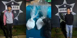 Detenidas dos personas en portación de 68 gramos de metanfetamina: SSP