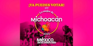 ¡Elige tu experiencia favorita! Abiertas las votaciones para Lo Mejor de Michoacán: Sectur