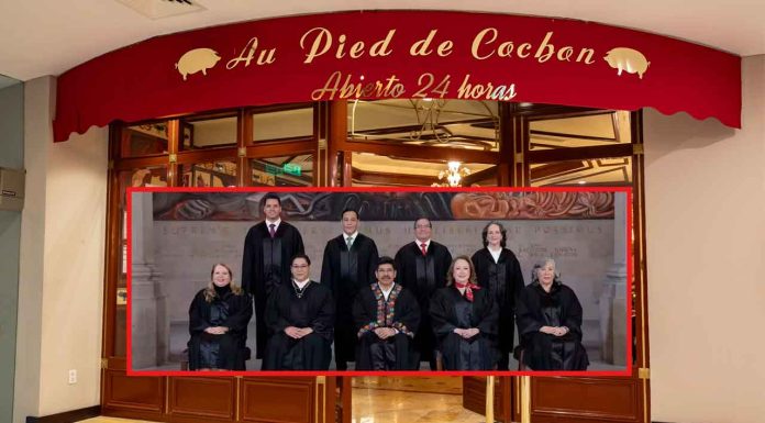 #VIRAL || Nuevos ministros de la SCJN celebran en exclusivo restaurante francés