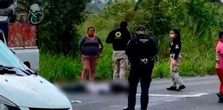 Estudiante mu3r3 al acc1dent4rse en su moto, sobre la carretera Ziracuaretiro-Taretan