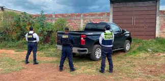 Policía Morelia recupera en minutos vehículo robado en Capula