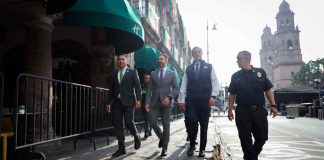 Recorridos preventivos en Morelia para garantizar seguridad durante los festejos patrios