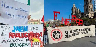 #ENTERATE #VIDEOS || Jóvenes sin albergues y bajo represión: Oaxaca estalla frente a Palacio Nacional