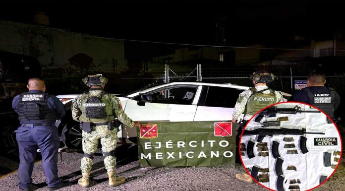 SSP asegura dos armas largas, vehículos y más de 400 cargadores en Quiroga