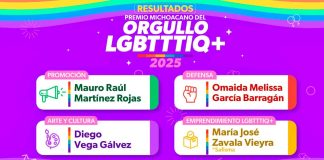 Conoce a las y los ganadores del Premio Michoacano del Orgullo LGBTTTIQ+ 2025: Sedebi