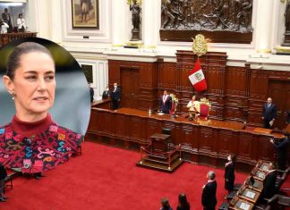 Congreso peruano analiza nombrar a la Presidenta Claudia Sheinbaum como persona non grata