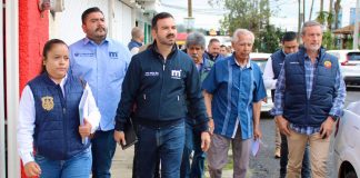 Yankel Benítez encabeza operativo de ordenamiento comercial en la colonia Mariano Michelena