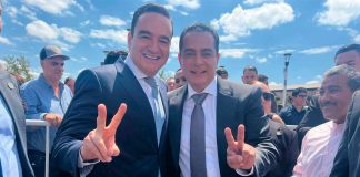 Buenos gobiernos, buenos resultados: Carlos Soto en la toma de protesta de Toño Ochoa en Durango