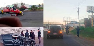 Se accidentan 4 vehículos en la Av. Morelos Norte de Morelia