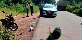 Motociclista herido en choque contra patrulla de la GN