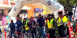 Carlos Soto impulsa la Rodada Contra las Adicciones: juventud, deporte y movilidad sustentable