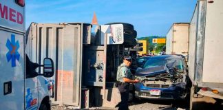 Crónica| Choque en cadena deja 16 lesionados en la Siglo XXI