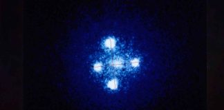 #Astronomia || Una galaxia a 11 mil millones de años luz nos da una pista sobre el misterio más grande del cosmos: la materia oscura.