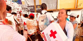 Cruz Roja Mexicana entrega 25 toneladas de ayuda humanitaria en Veracruz