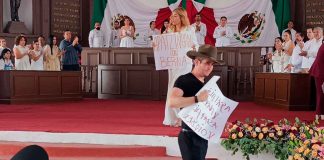 Diputados abandonan sesión solemne en Apatzingán para exigir atención al municipio ante la inseguridad que se vive