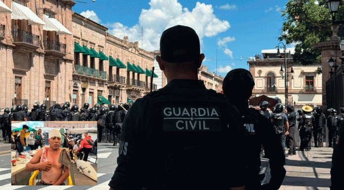 Niños, adolescentes y adultos mayores con heridas tras manifestación en Morelia