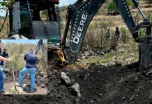 Encuentran restos óseos en Cuitzeo