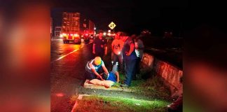 Hombre queda herido al ser atropellado en la Autopista Siglo XXI