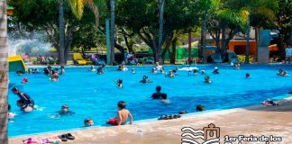 Alexis Velázquez destaca éxito turístico en el segundo día de la 1er Feria de los Balnearios en Huandacareo