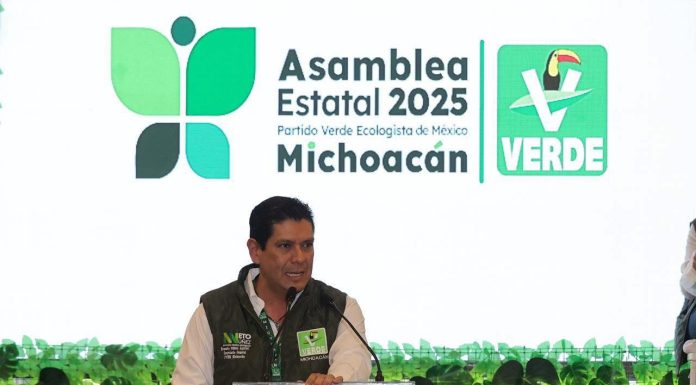 Ernesto Núñez será el candidato del PVEM a la gubernatura de Michoacán en 2027