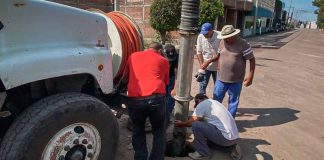 OOAPAS Jiquilpan refuerza acciones para mejorar los servicios de drenaje y saneamiento